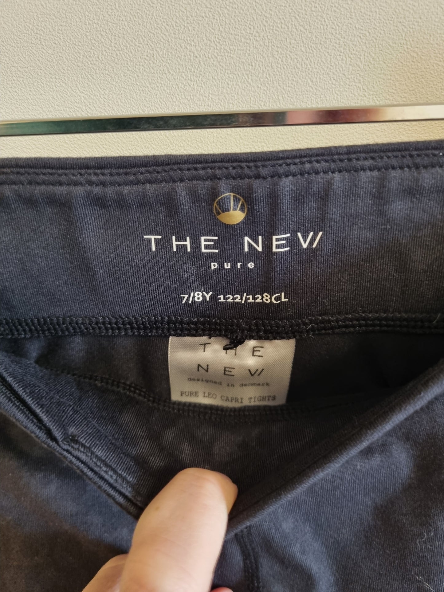 Svart treningstights / The New - 122/128