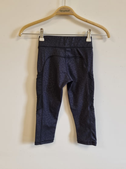 Svart treningstights / The New - 122/128