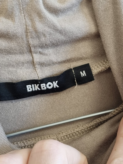Beige høyhalset topp / Bik Bok - M