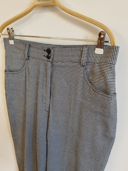 Rutete vintagebukse - 42