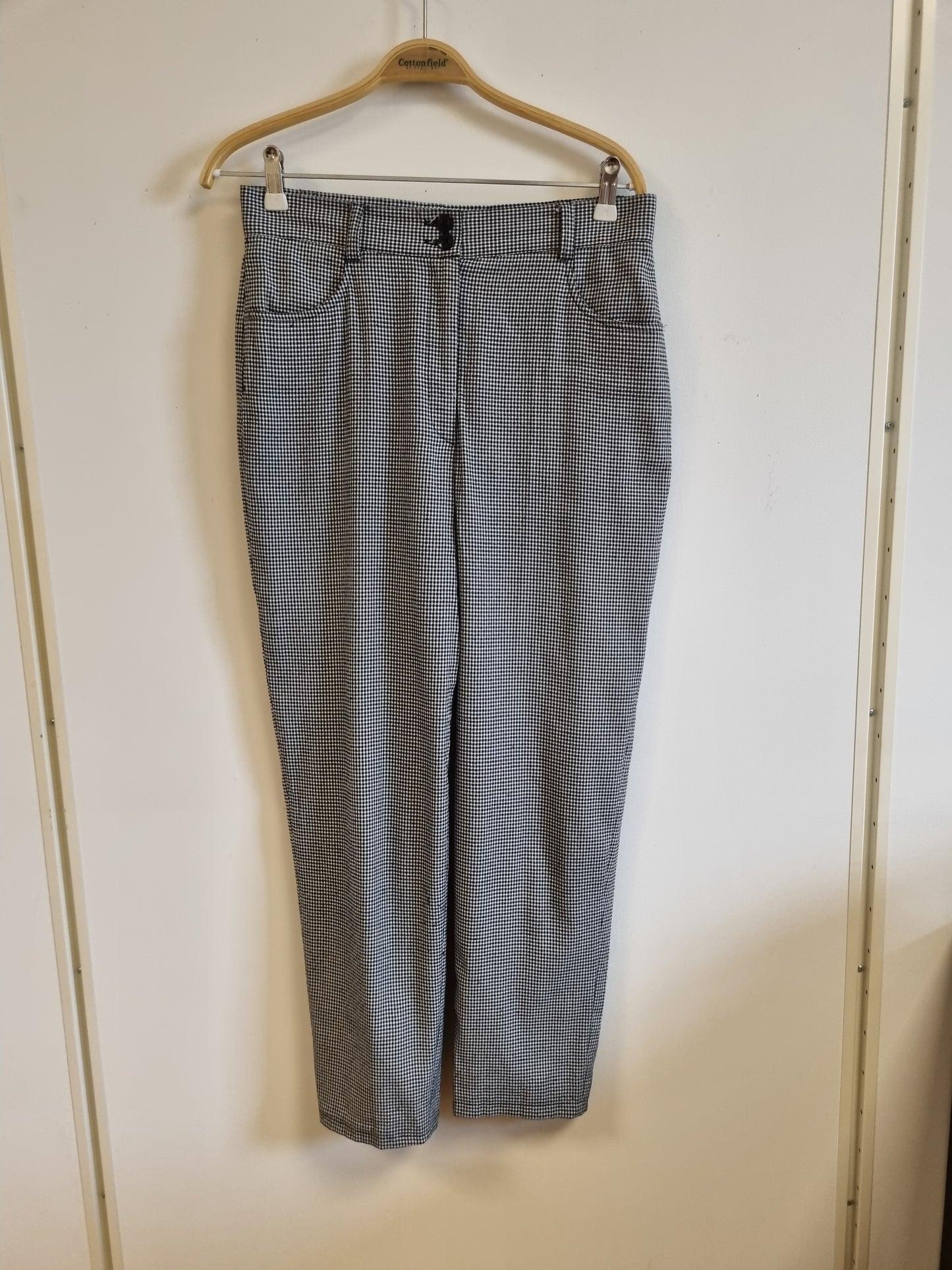 Rutete vintagebukse - 42