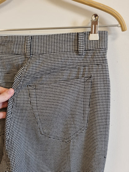Rutete vintagebukse - 42