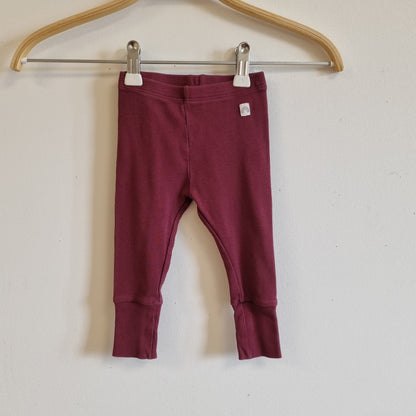 Burgunder ribbebukse / Lindex - 68