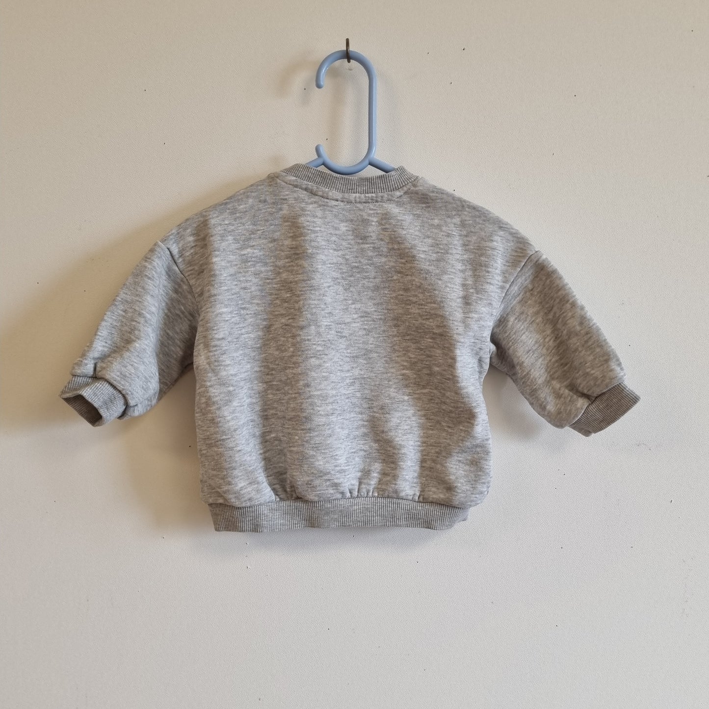Grå genser med dinosaur / H&M - 68