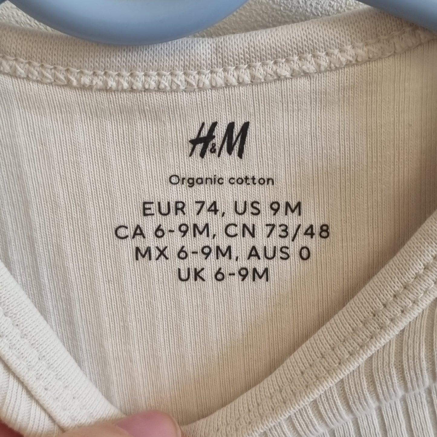 Hvit ribbebody / H&M - 74