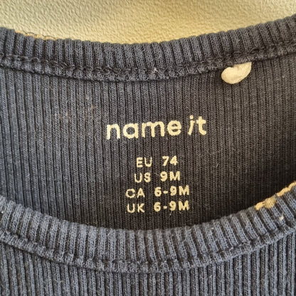 Mørkeblå body med biler / Name It - 74