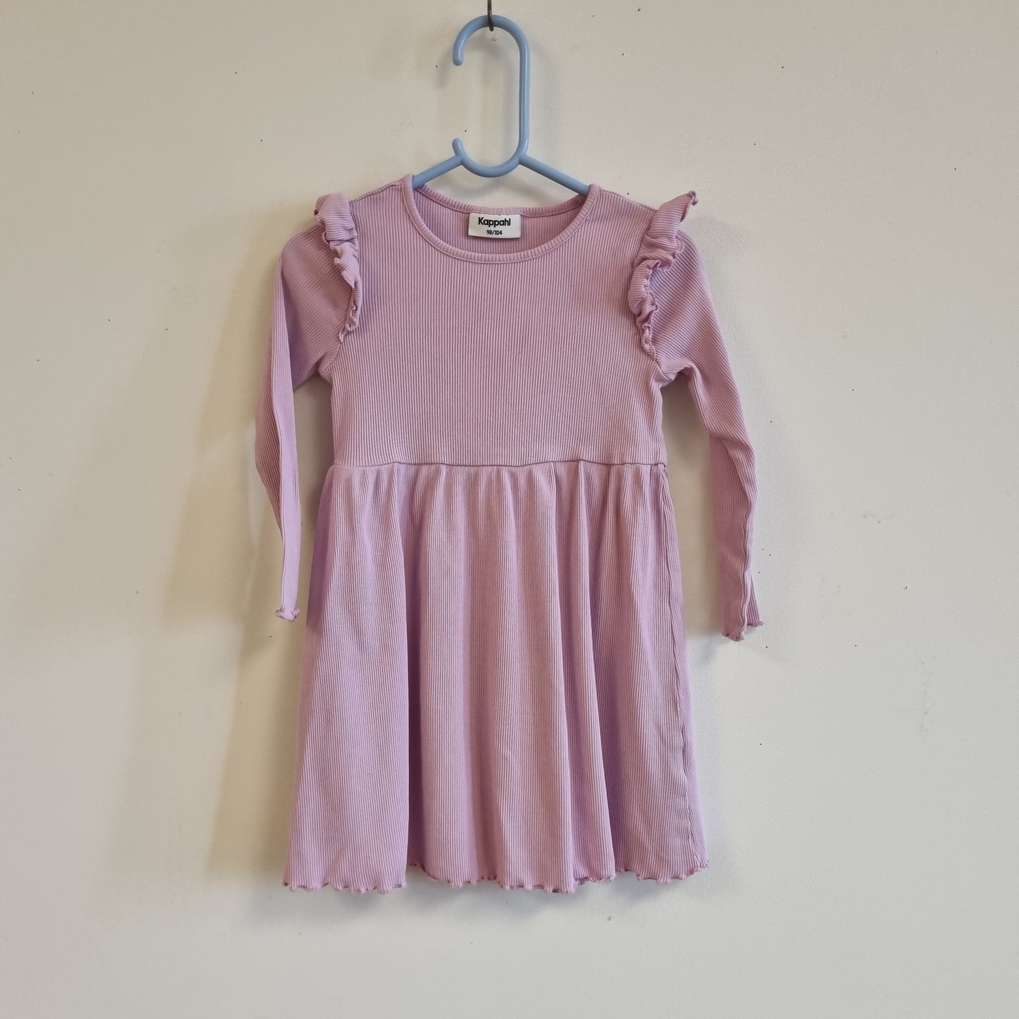 Rosa ribbekjole / Kappahl - 98/104