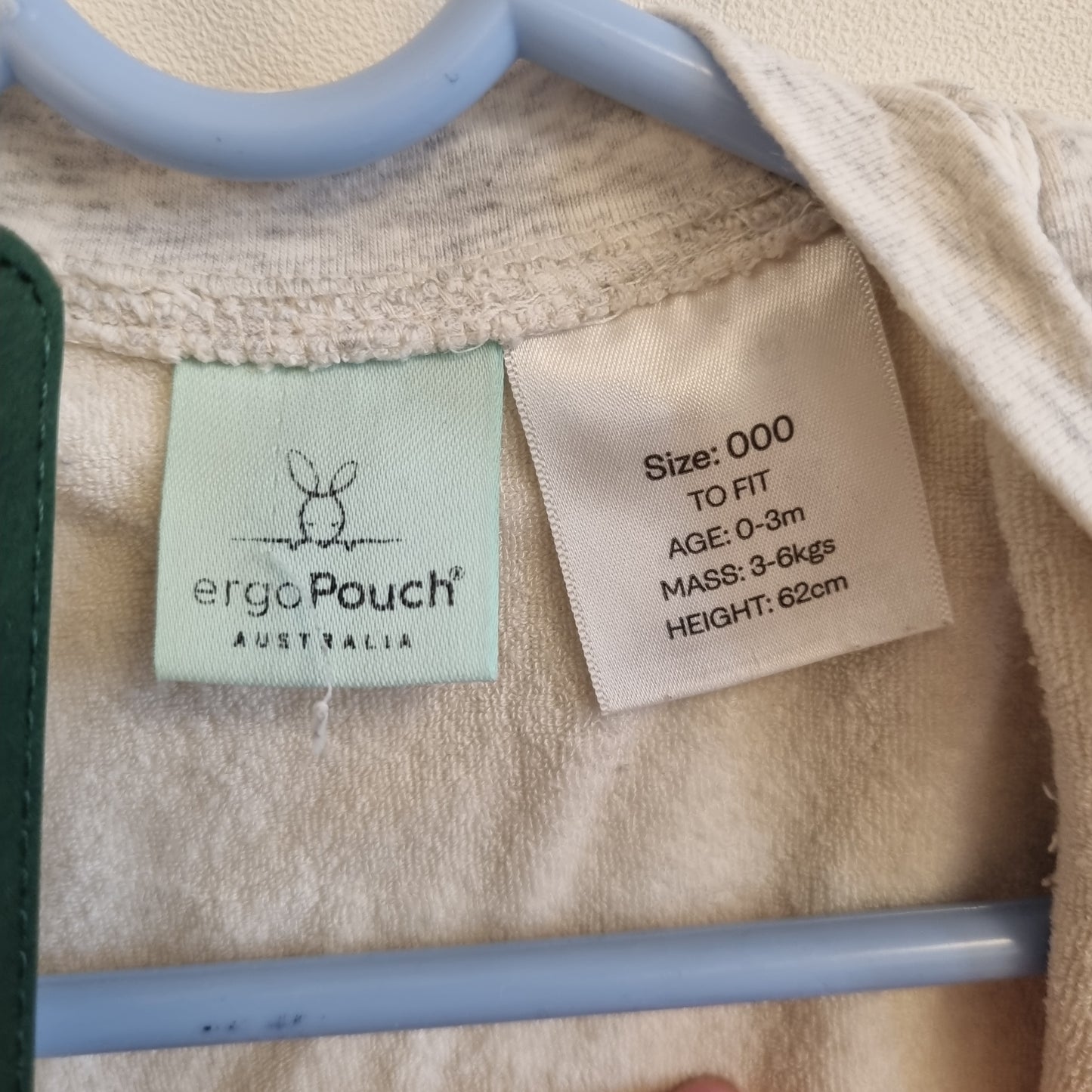 Grå babysovepose / Ergopouch - 0–3 mnd