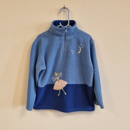 Blå fleecegenser / Peanuts - 116