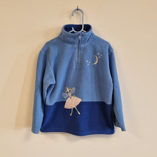 Blå fleecegenser / Peanuts - 116