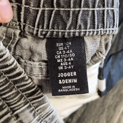 Grå joggerjeans / H&M - 104