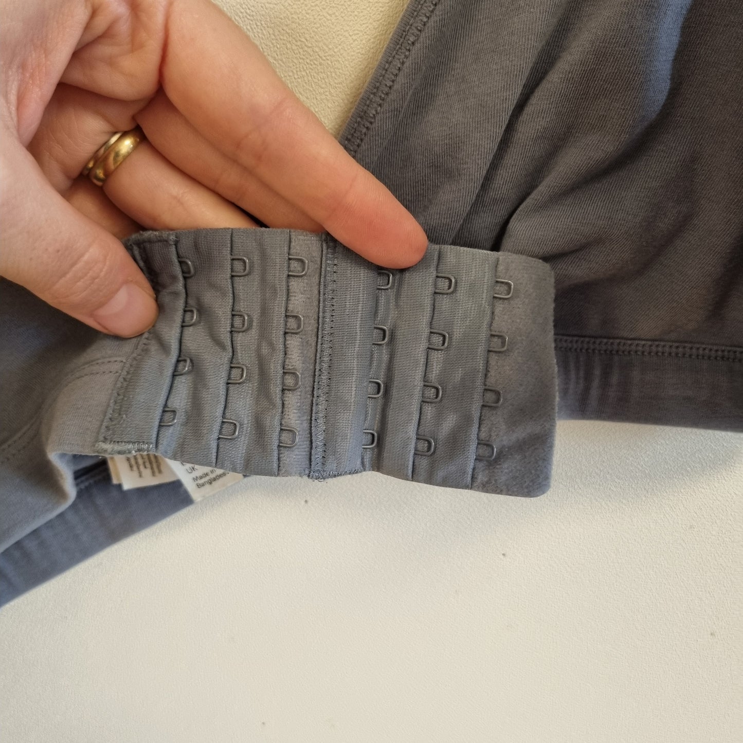 Blå bralette / Lindex - M