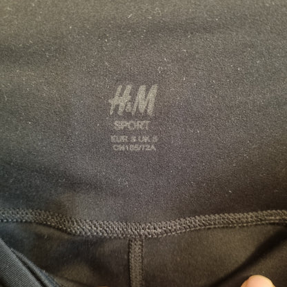 Svart treningstights / H&M Sport - S