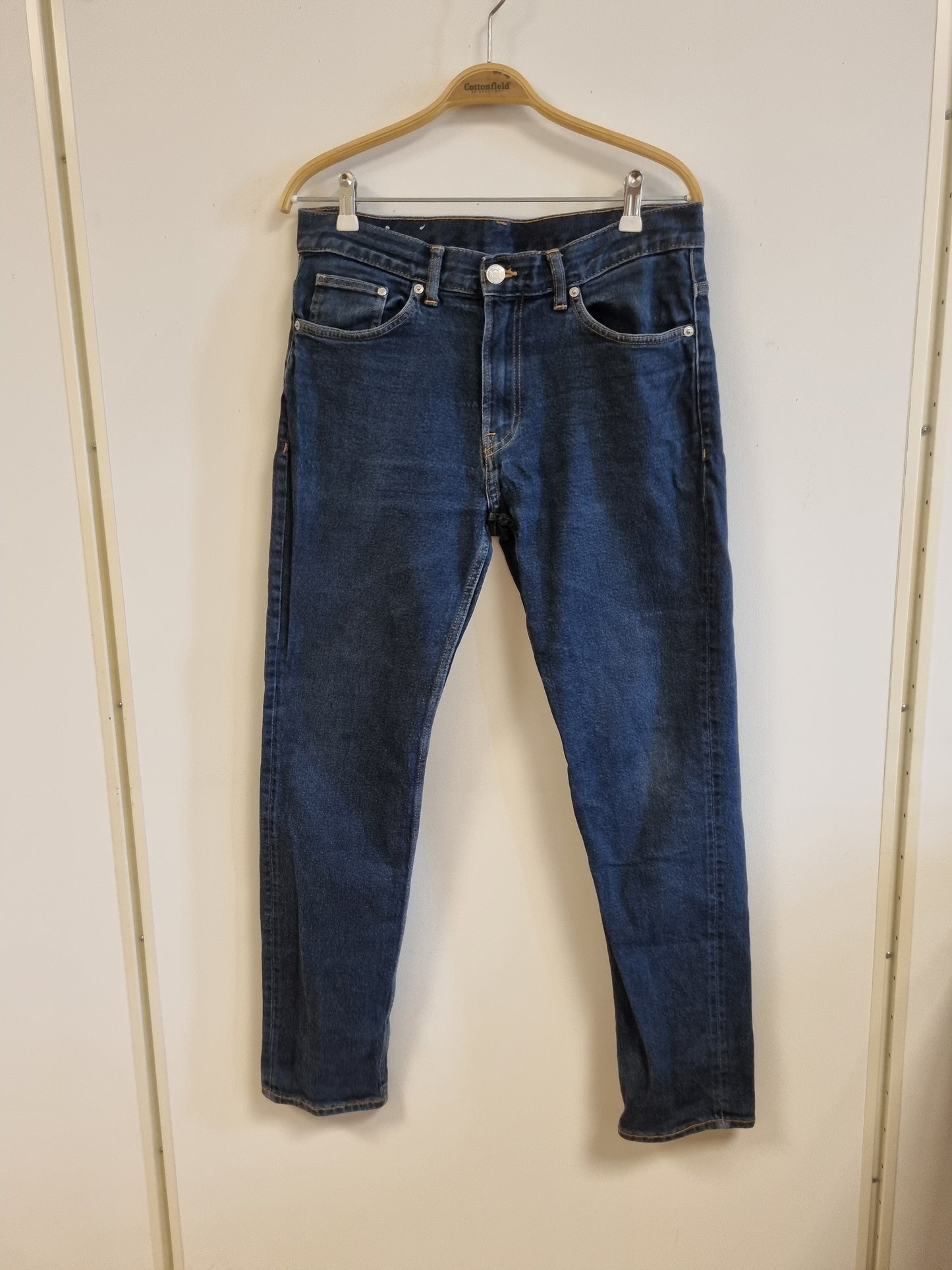 Mørkeblå slim jeans / H&M - 32/32