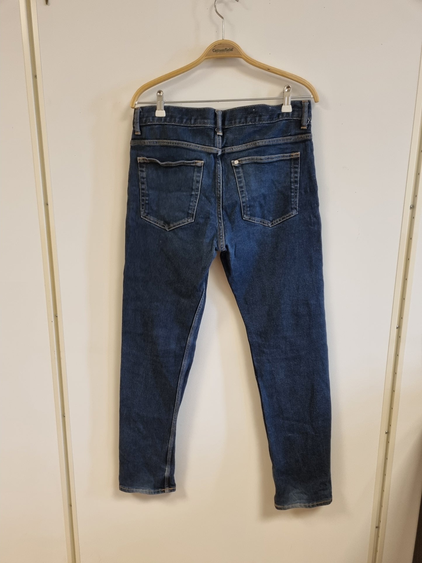 Mørkeblå slim jeans / H&M - 32/32