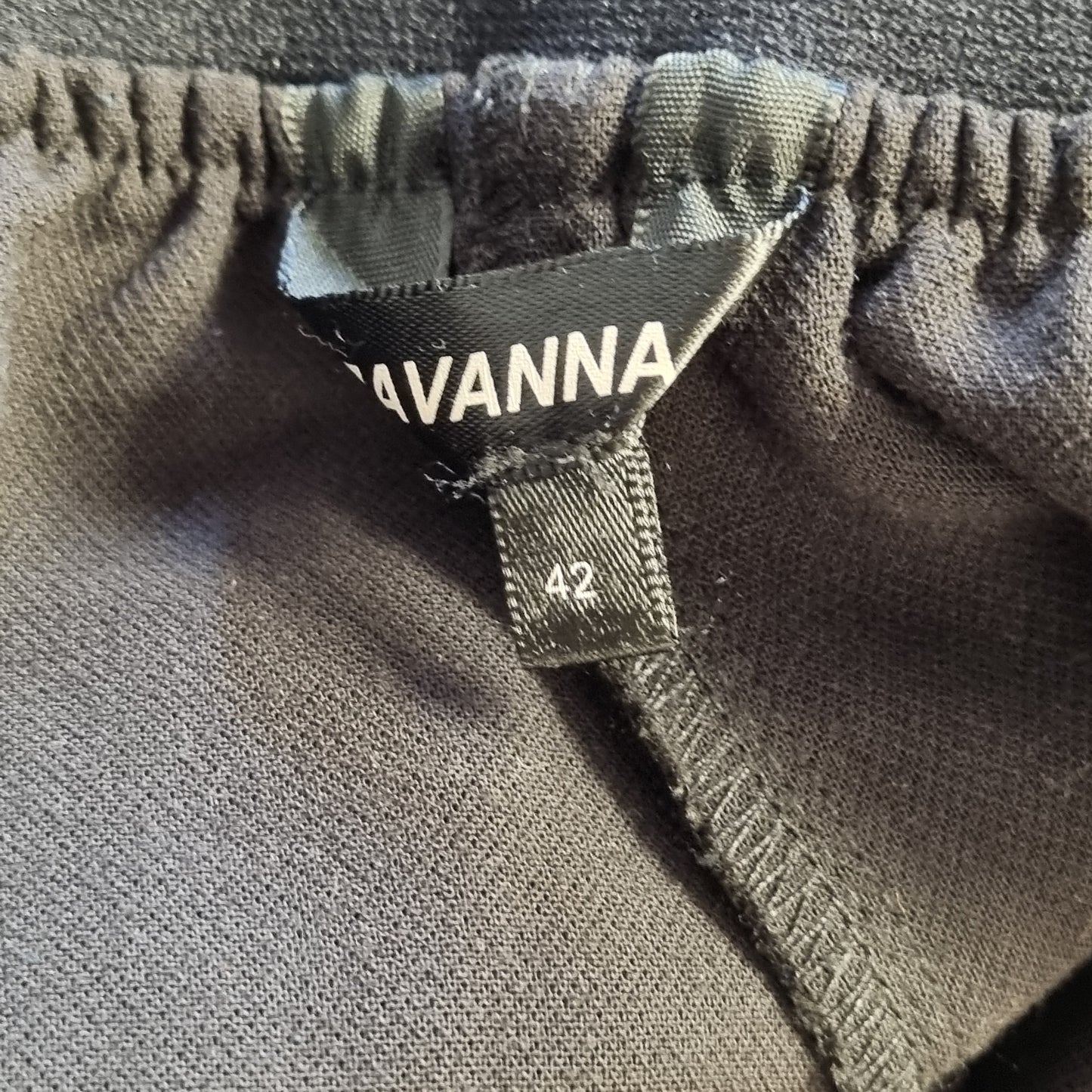 Svart culottebukse med lommer / Zavanna - 42
