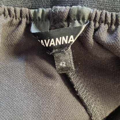 Svart culottebukse med lommer / Zavanna - 42