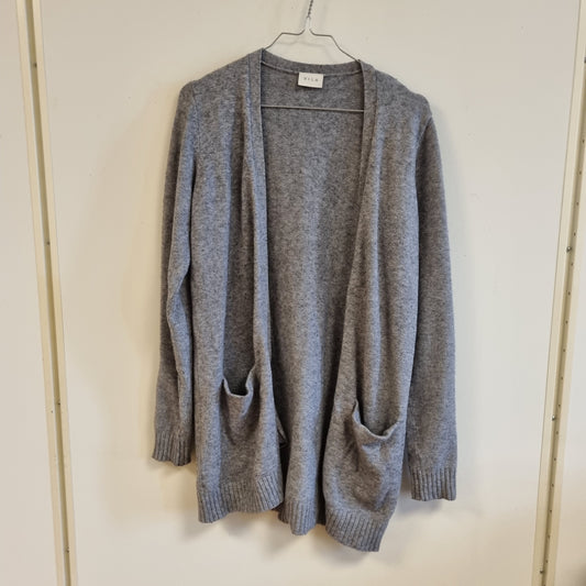 Grå cardigan med lommer / Vila - S