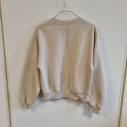 Lys beige collegegenser / Gina Tricot - XS