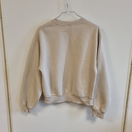 Lys beige collegegenser / Gina Tricot - XS