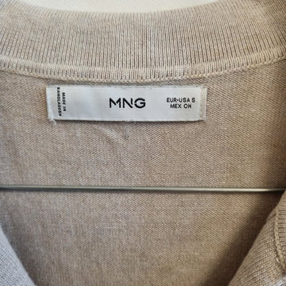 Lys beige gensertopp / MNG - S