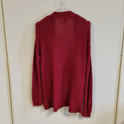 Rød strikket cardigan / ONLY Blue Behaviour - S