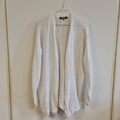 Hvit åpen cardigan / Bik Bok - S