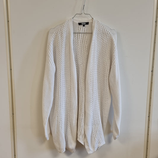 Hvit åpen cardigan / Bik Bok - S