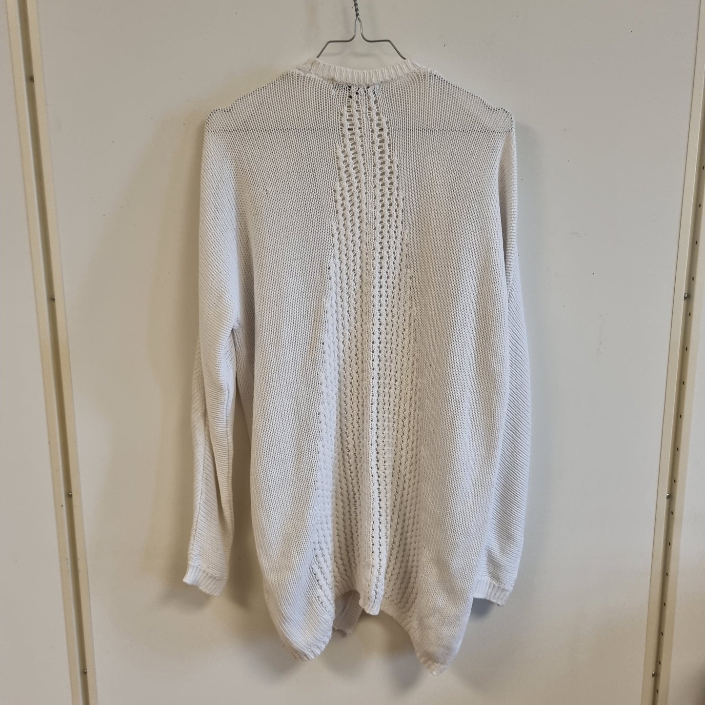 Hvit åpen cardigan / Bik Bok - S