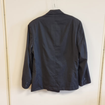 Svart dobbeltspent blazer / Carlo Manzoni Menswear - 42