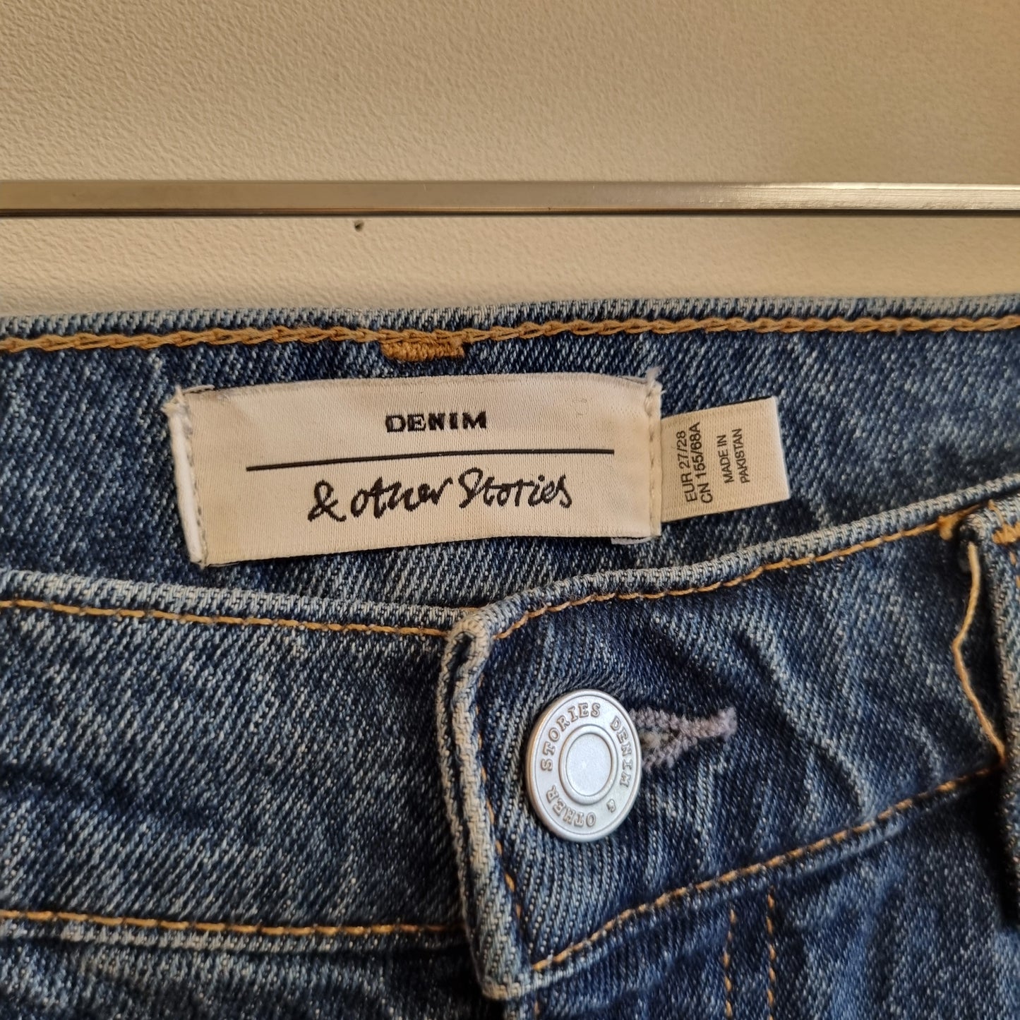 Blå rette jeans / & Other Stories - 27/28