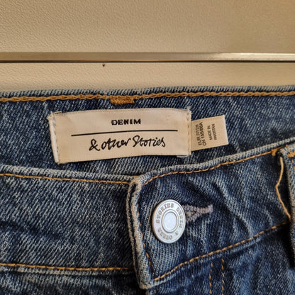 Blå rette jeans / & Other Stories - 27/28