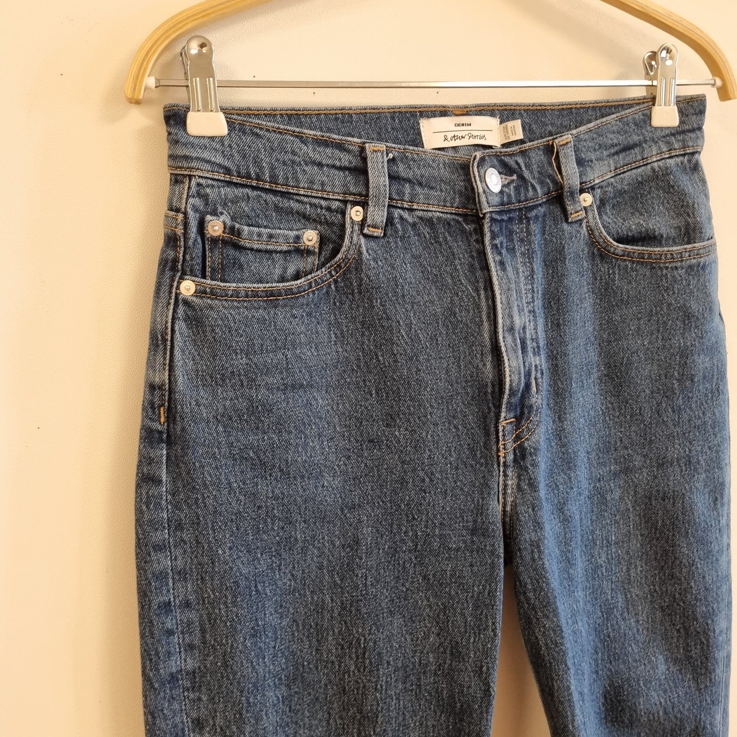 Blå rette jeans / & Other Stories - 27/28