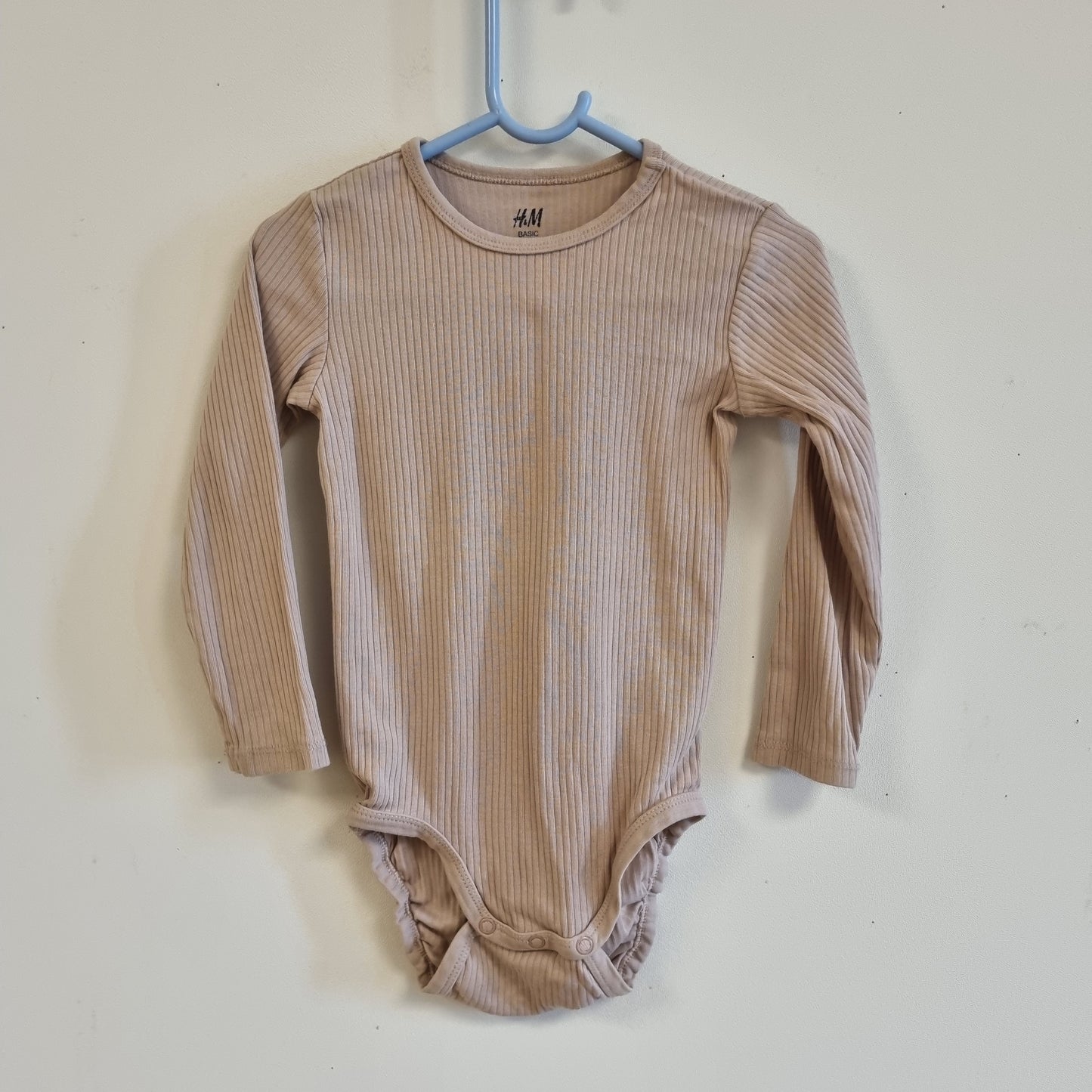 Beige ribbet body / H&M - 92