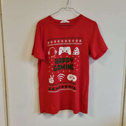 Rød gaming t-skjorte / H&M - 170