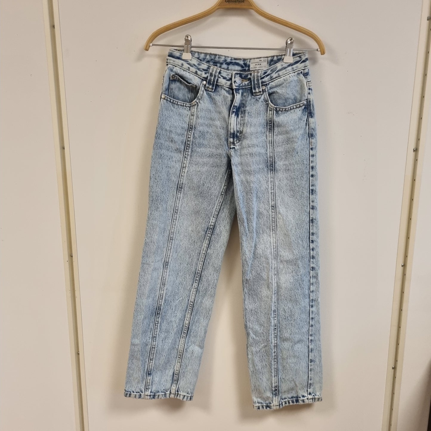 Lyseblå loose fit jeans / WOW - 158