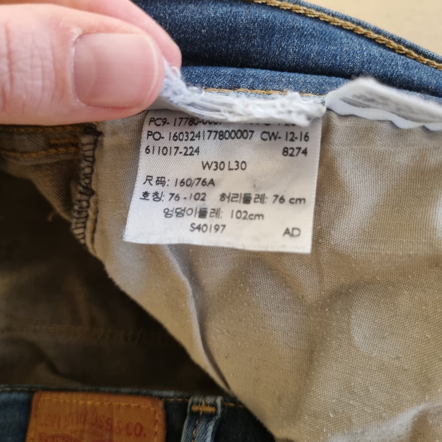 Levi's 710 super skinny - W30/L30