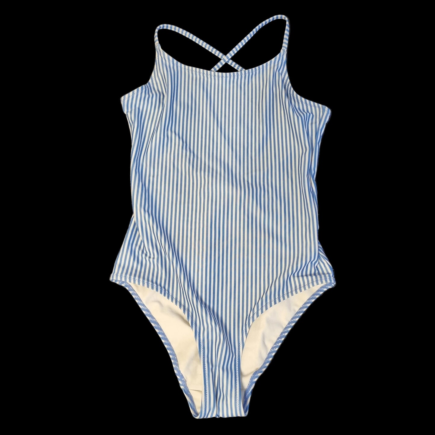 Blåstripet badedrakt / H&M - 146