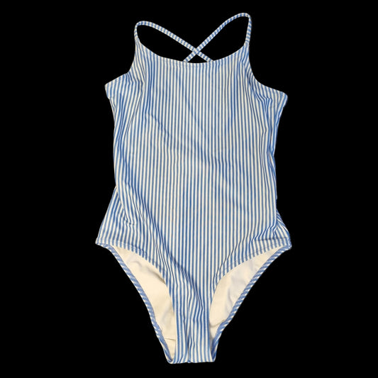 Blåstripet badedrakt / H&M - 146