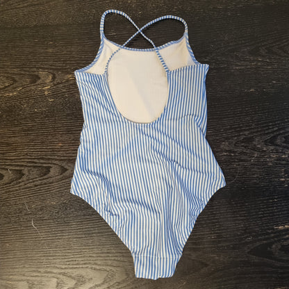 Blåstripet badedrakt / H&M - 146