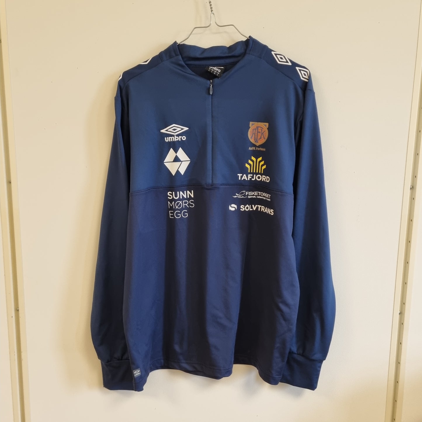 Blå fotballgenser / Umbro AaFK Fortuna - L