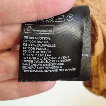 Brun bomullstopp / H&M - L
