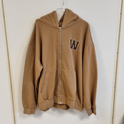 Brun hettejakke relaxed fit / H&M - XL