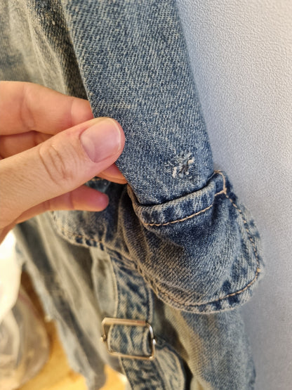 Blå cargojeans / Zara - 42