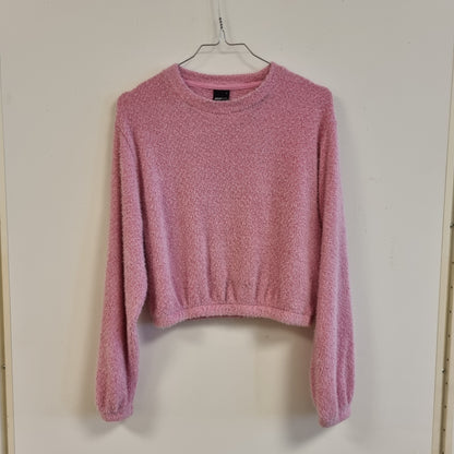 Rosa myk strikkegenser / Gina Tricot - S
