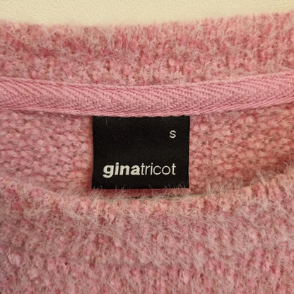 Rosa myk strikkegenser / Gina Tricot - S