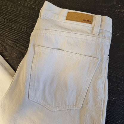 Hvit jeans / Bik Bok - M