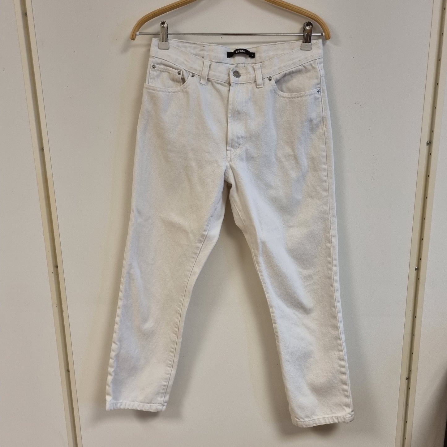 Hvit jeans / Bik Bok - M