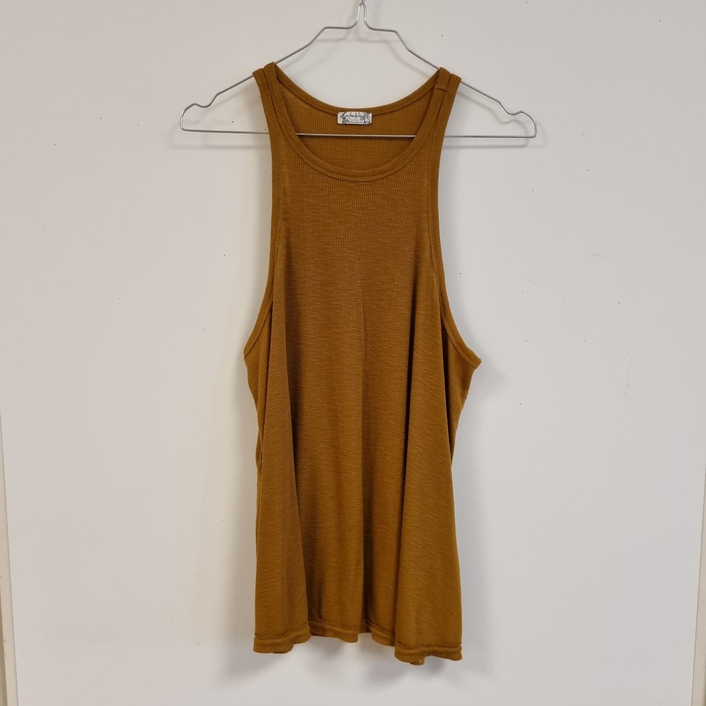 Brun ribbet topp / Intimately Free People - M