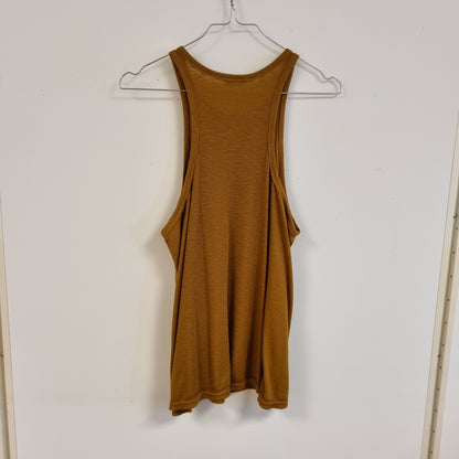Brun ribbet topp / Intimately Free People - M